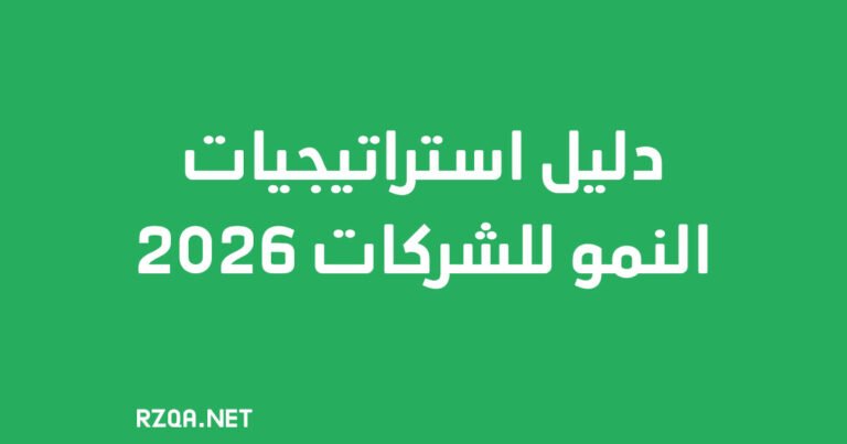 دليل استراتيجيات النمو للشركات 2026